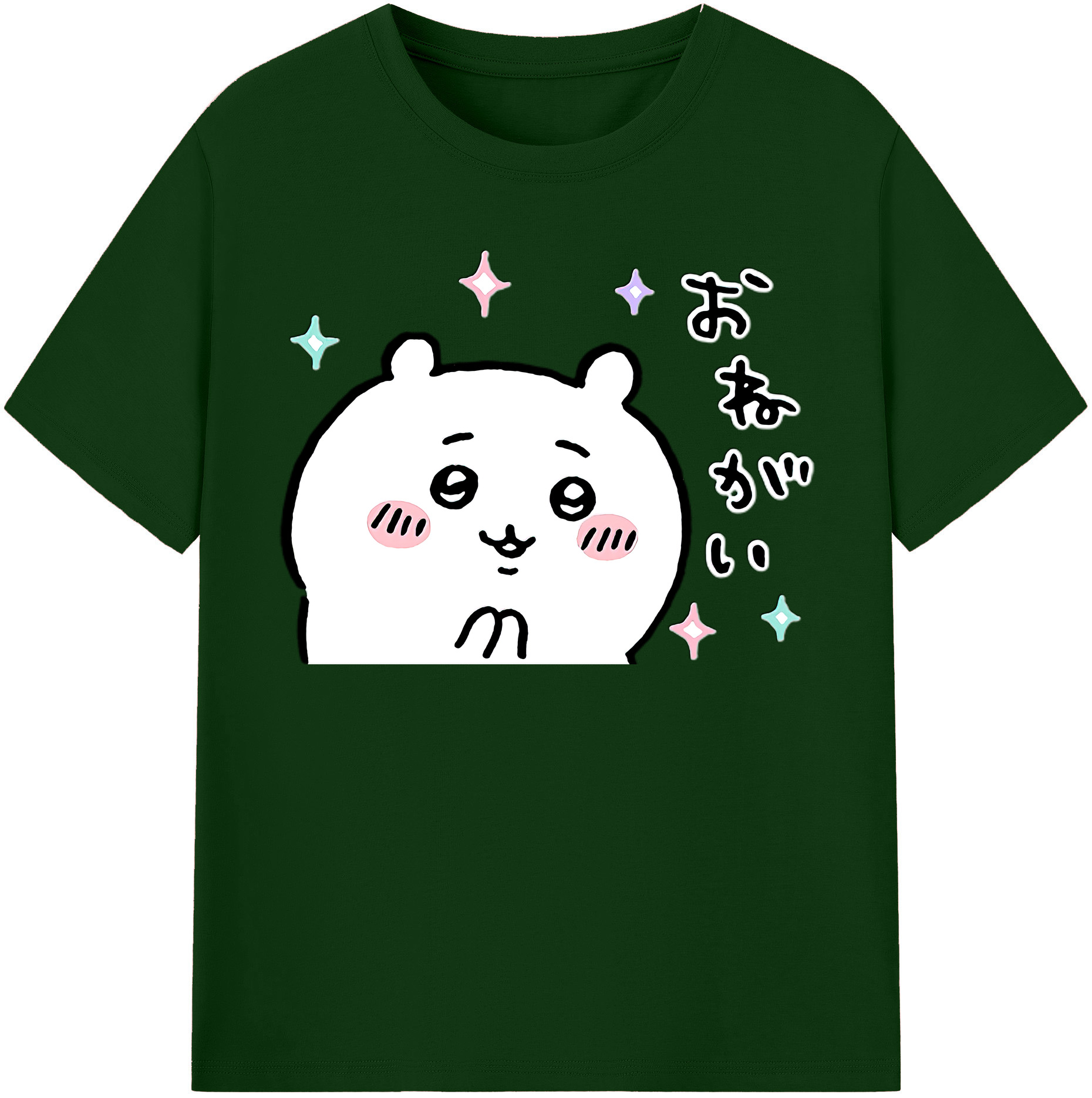 （画像用） ちいかわ ちいかわ Chii-kawa chiikawa 綿100％半袖Tシャツ（フロントプリント）